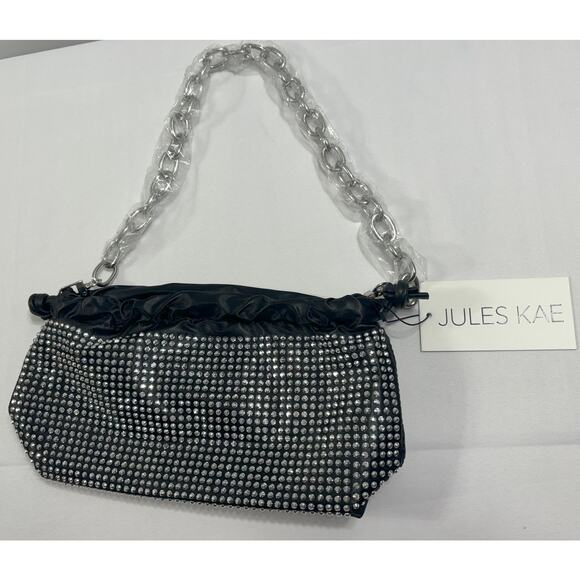 Jules Kae NWT Brea Large - Black‎ Crystal - Picture 3 of 7